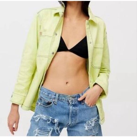 Urban Outfitters BDG Stella Shirt Jacket Size S - Picture 2 of 8